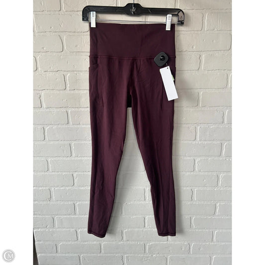 Athletic Leggings By Athleta In Purple, Size: 0