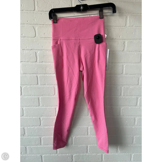 Athletic Leggings By Athleta In Pink, Size: 0
