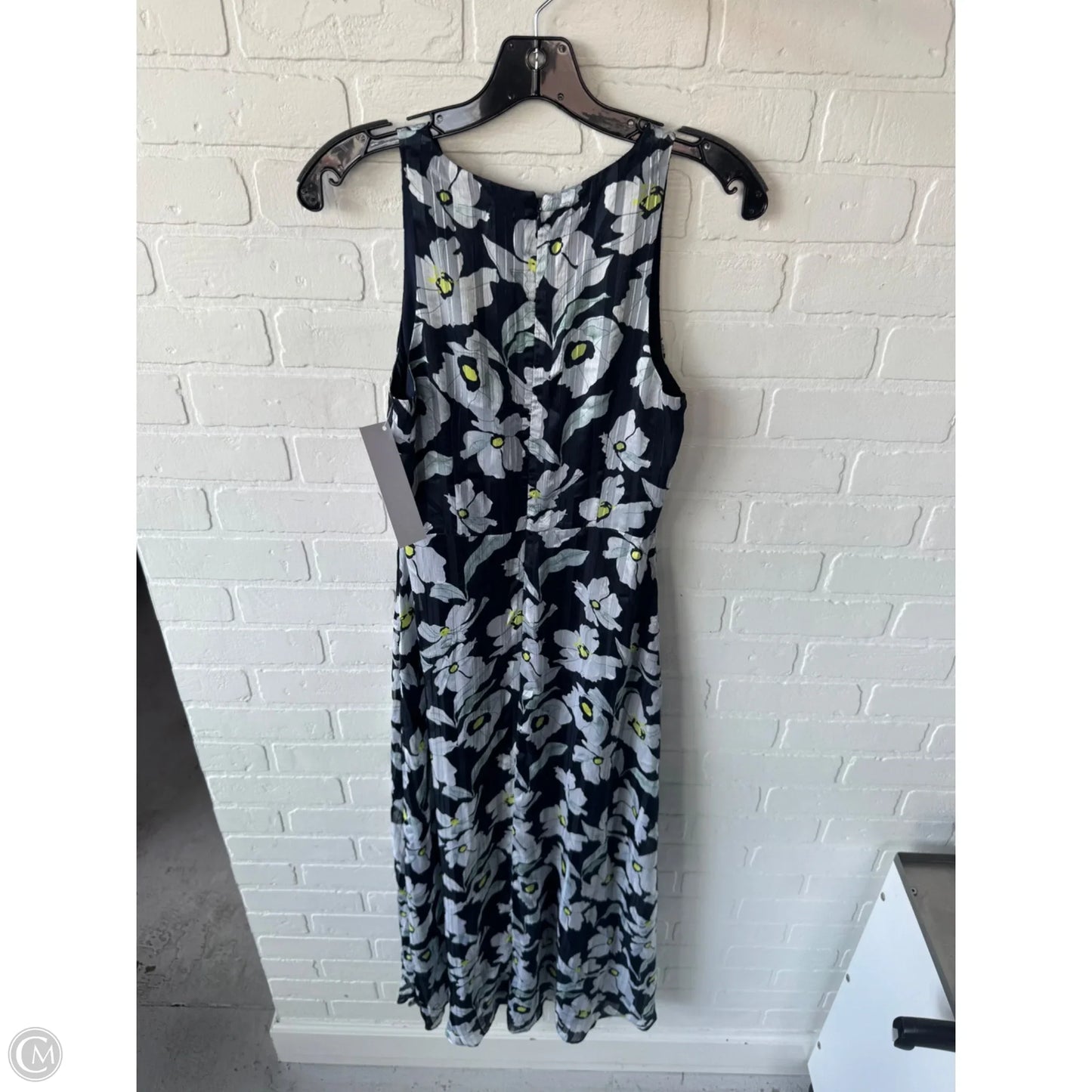Dress Party Long By Banana Republic In Blue & Grey, Size: Xs