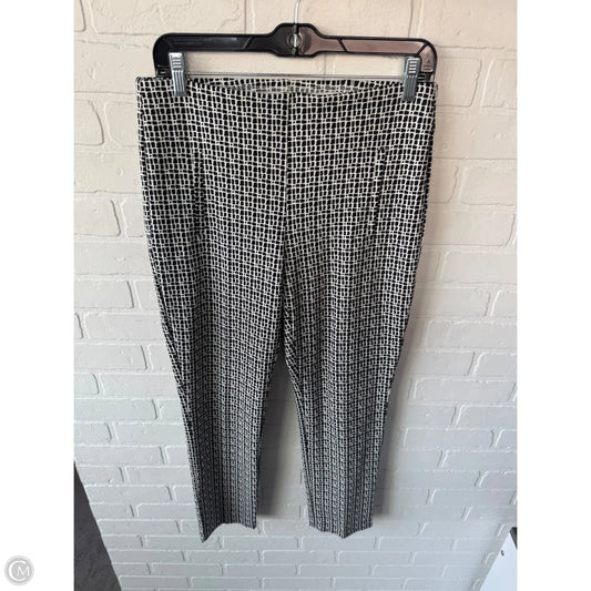 Pants Dress By Chicos In Black & White, Size: 4