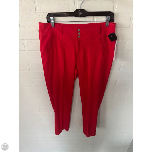 Athletic Pants By Jofit In Red, Size: 4