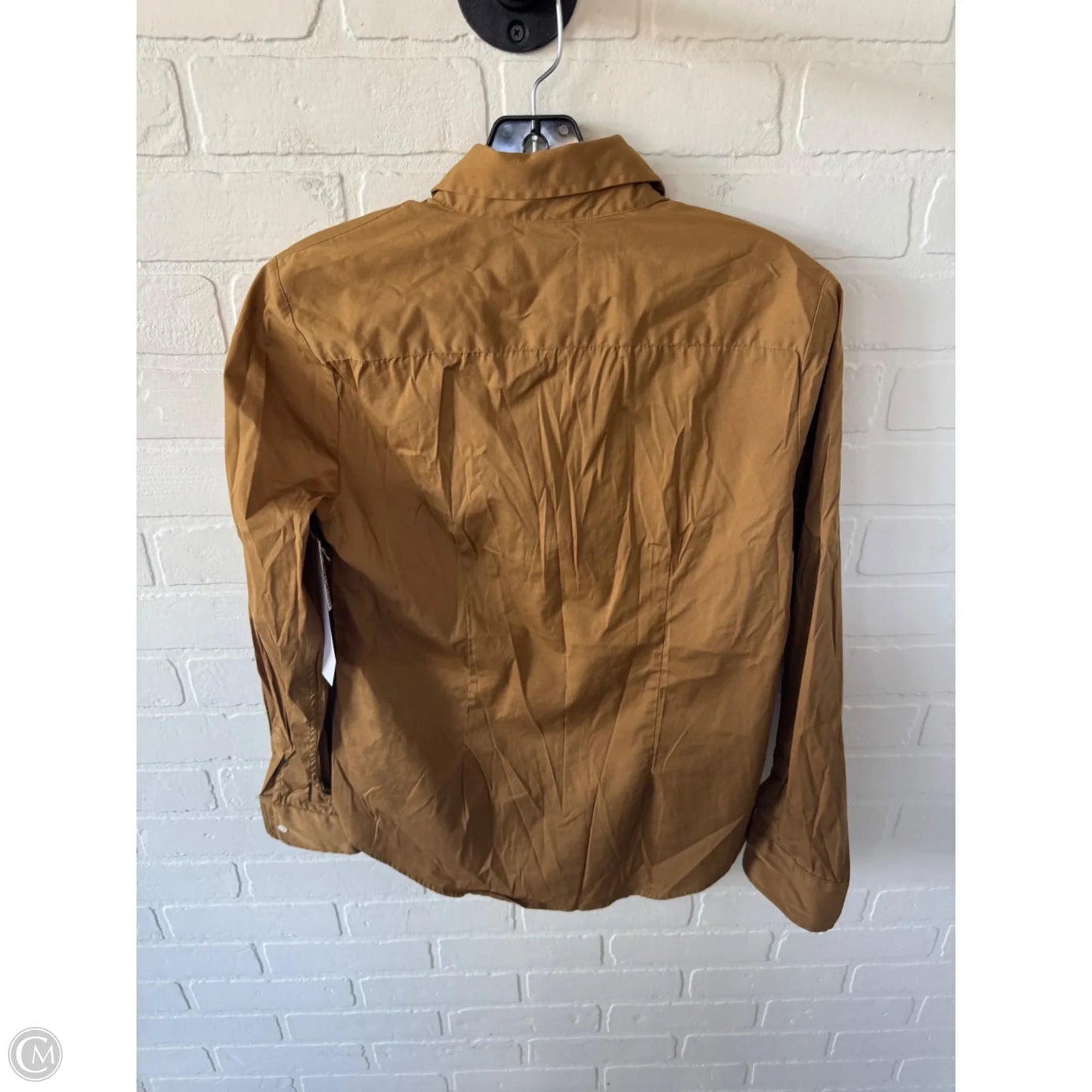 Top Long Sleeve By Cma In Brown, Size: S