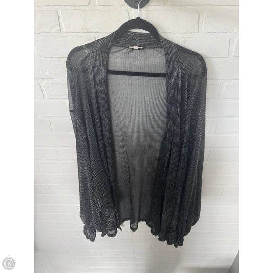 Cardigan By Jodifl In Black & Silver, Size: 3x