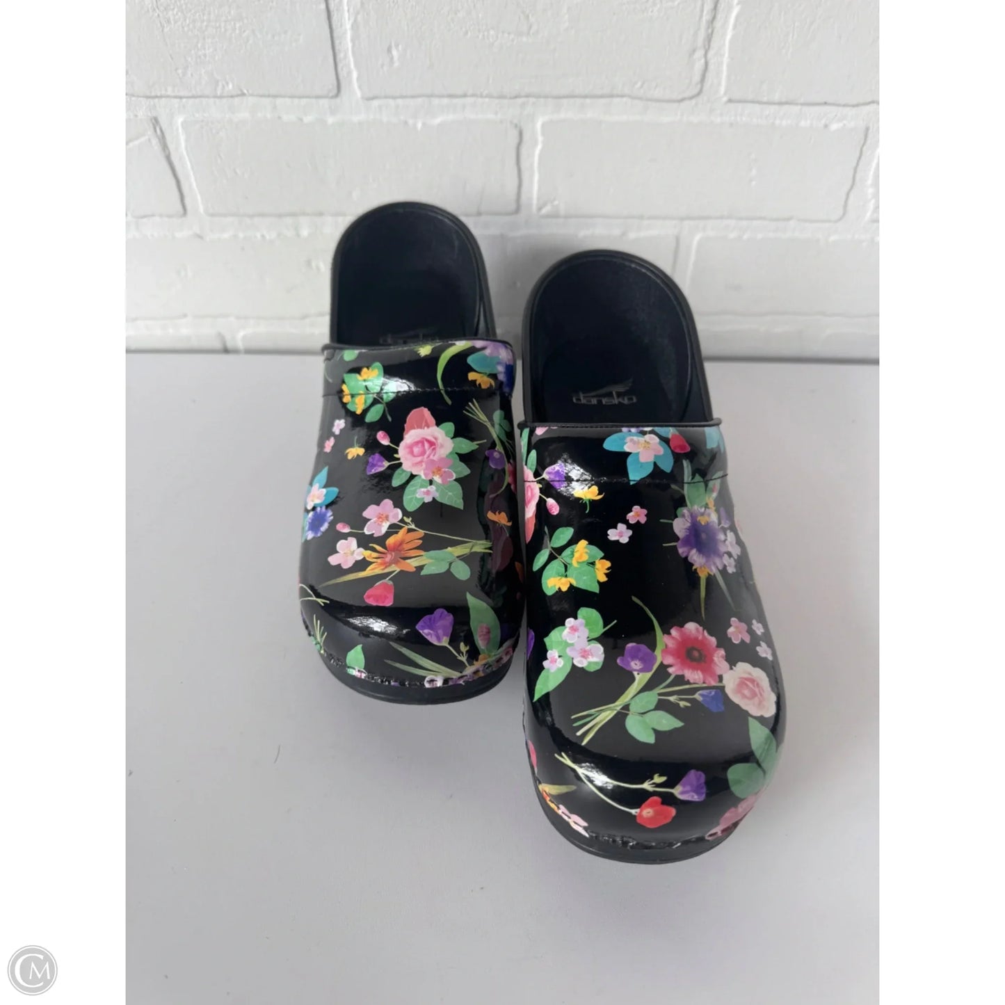 Shoes Flats By Dansko In Floral Print, Size: 11.5