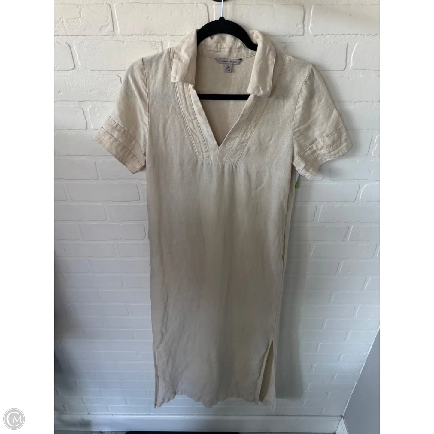 Dress Casual Maxi By Banana Republic In Tan, Size: Xs