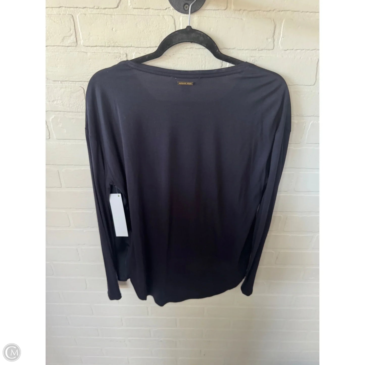 Top Long Sleeve By Michael By Michael Kors In Navy, Size: M