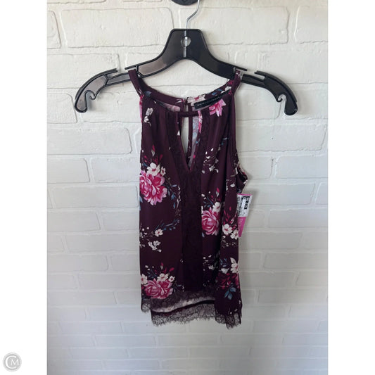 Top Sleeveless By White House Black Market In Red & White, Size: Xs