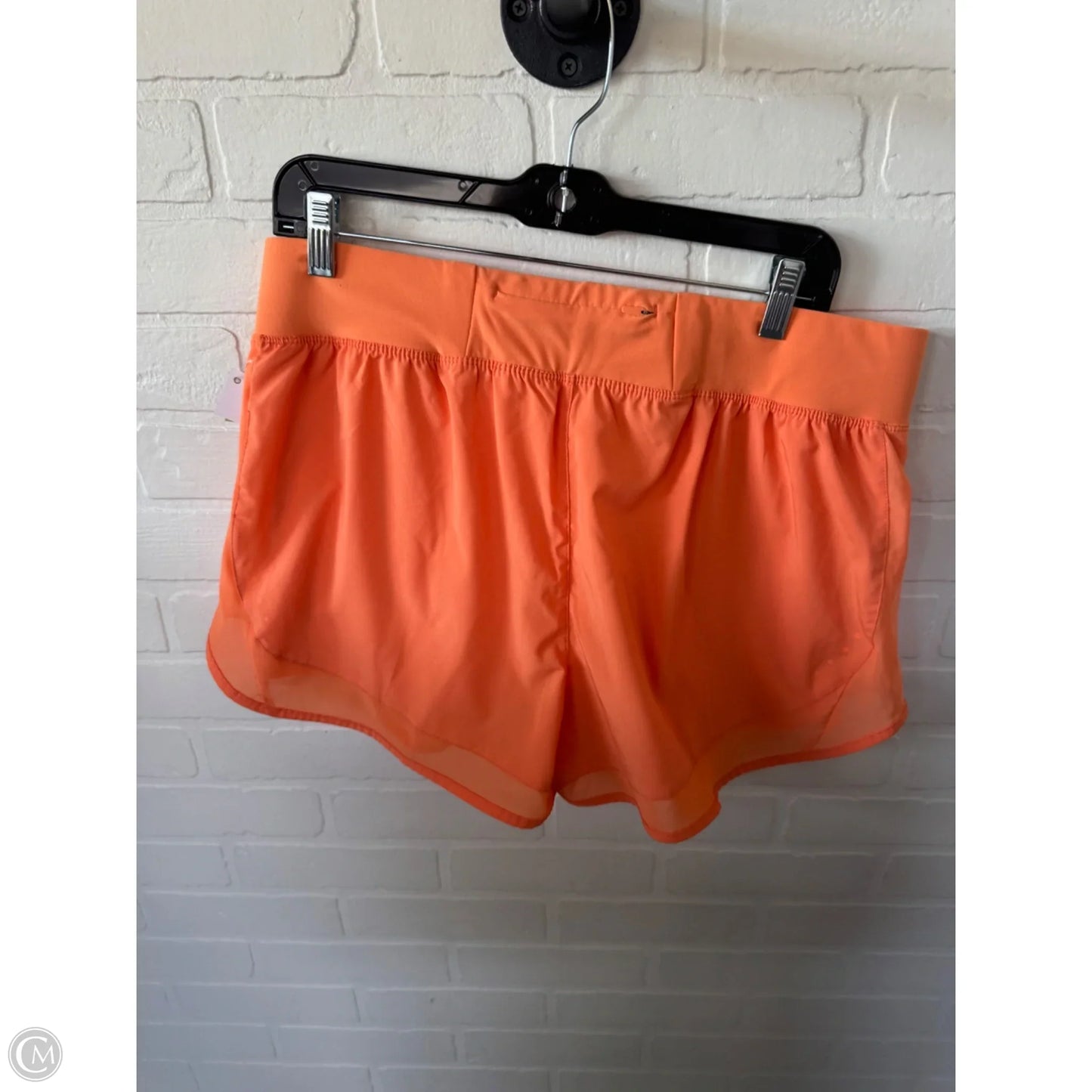 Athletic Shorts By Asics In Orange, Size: 16