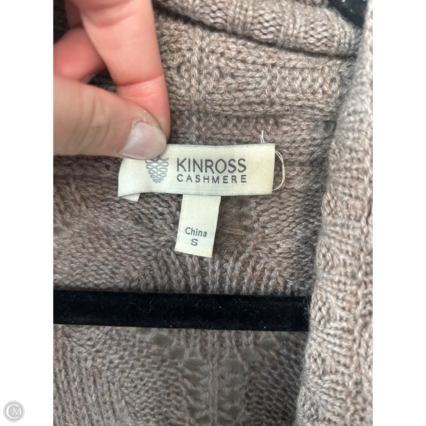 Sweater Cardigan Cashmere By Cmc In Tan, Size: S
