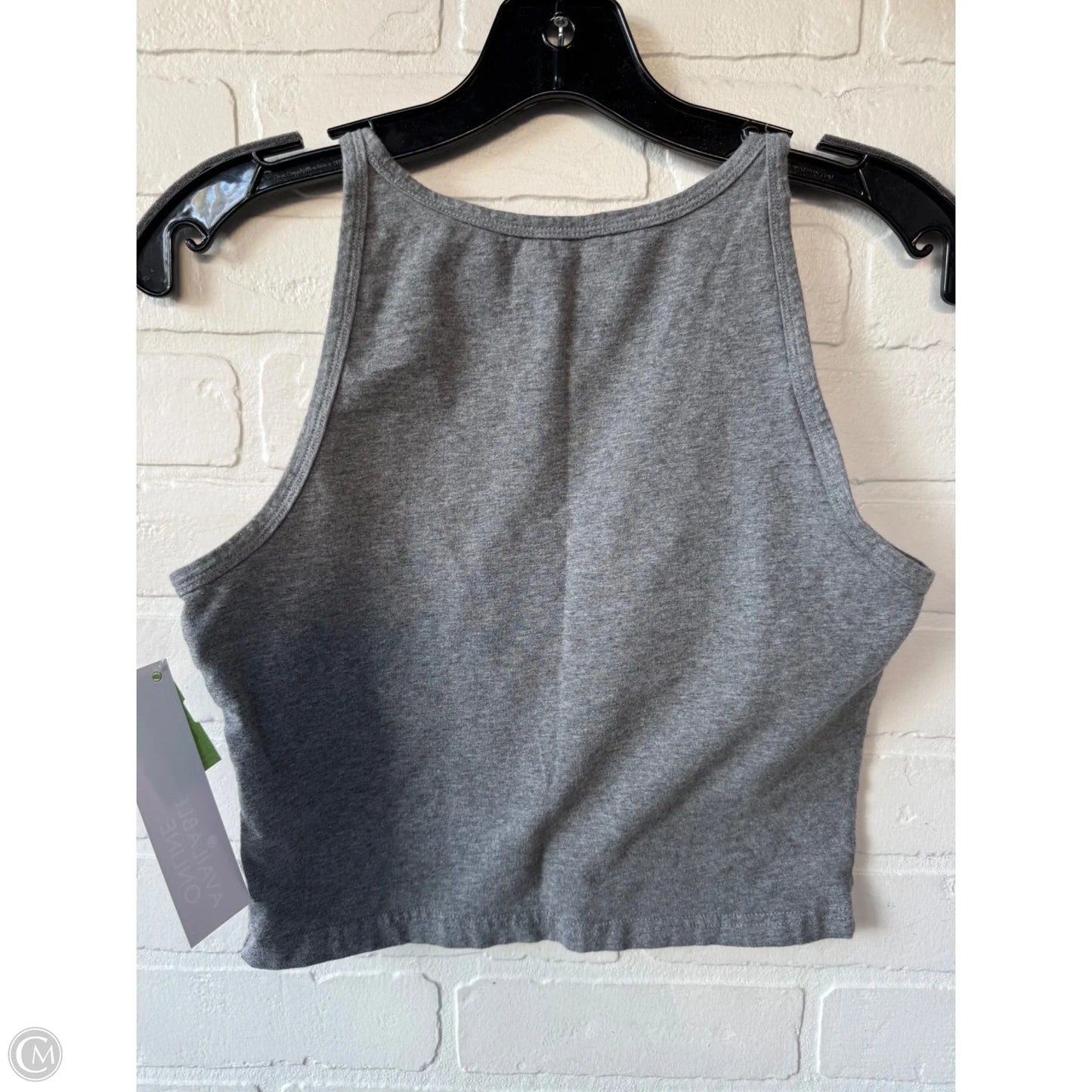 Top Sleeveless Basic By Cmf In Grey, Size: L