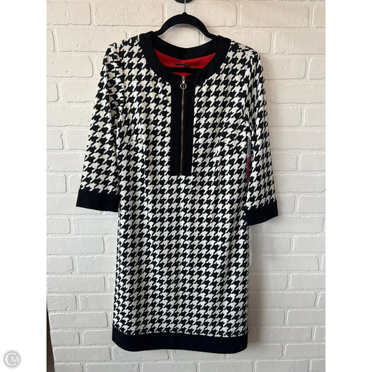 Dress Work By Clothes Mentor In Black & White, Size: M