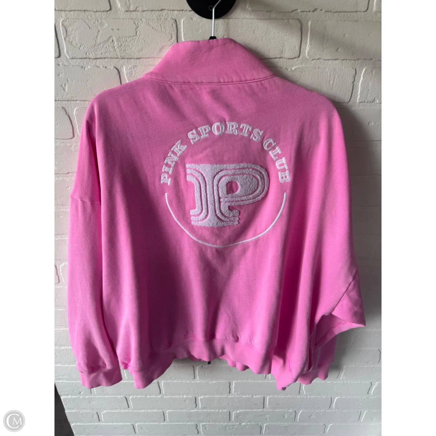 Sweatshirt Collar By Pink In Pink, Size: Xxl