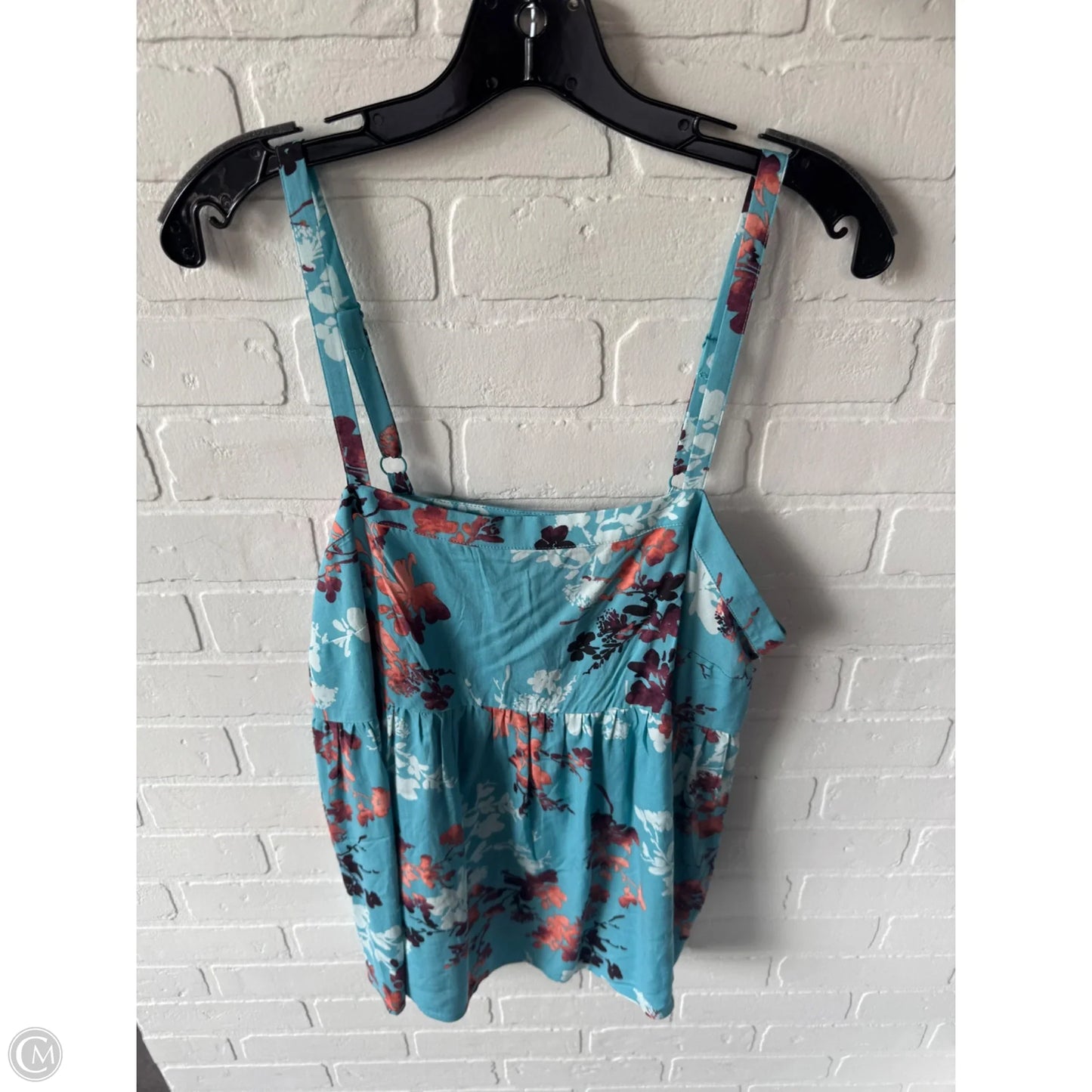 Top Sleeveless By Torrid In Blue & Orange, Size: M
