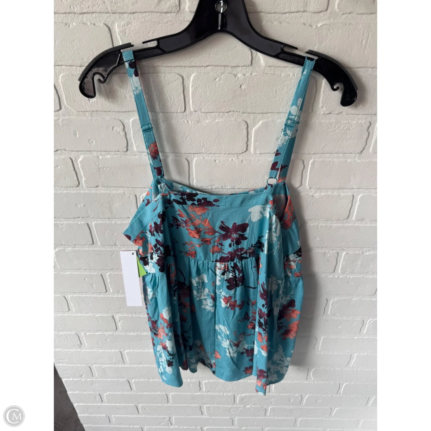 Top Sleeveless By Torrid In Blue & Orange, Size: M