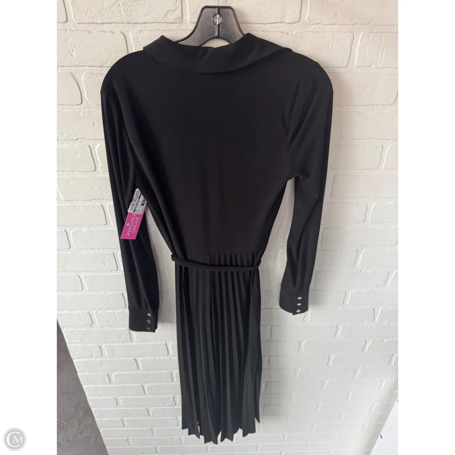 Dress Casual Midi By Clothes Mentor In Black, Size: S