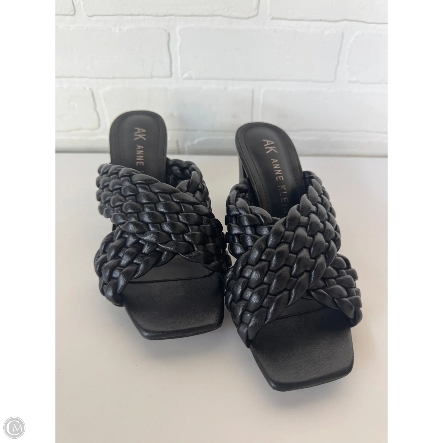 Sandals Heels Block By Anne Klein In Black, Size: 7