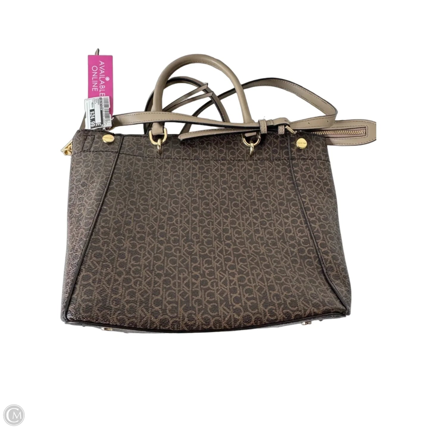 Handbag By Calvin Klein, Size: Medium