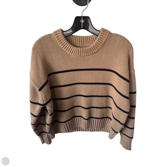 Sweater By Quince In Black & Brown, Size: S