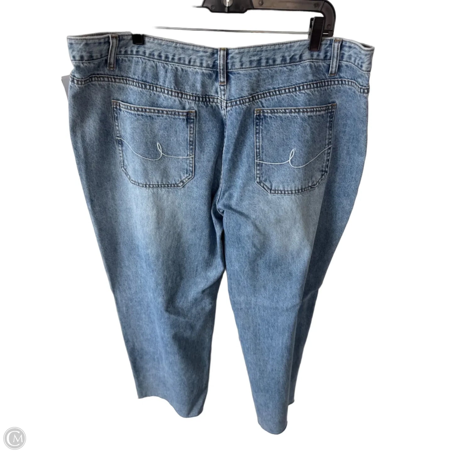 Jeans Straight By Clothes Mentor In Blue Denim, Size: 18