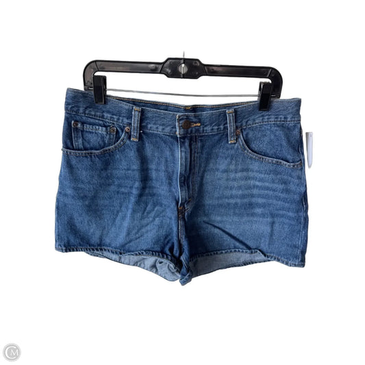 Shorts By Levis In Blue Denim, Size: 14