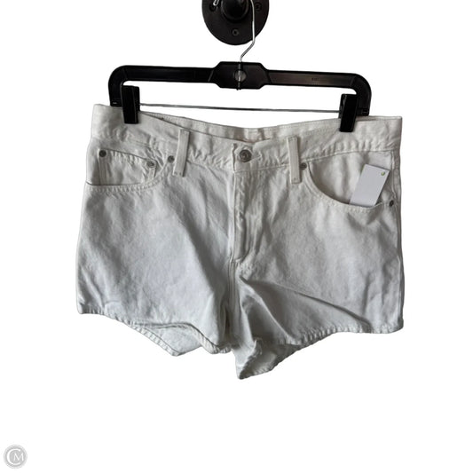 Shorts By Levis In White Denim, Size: 14