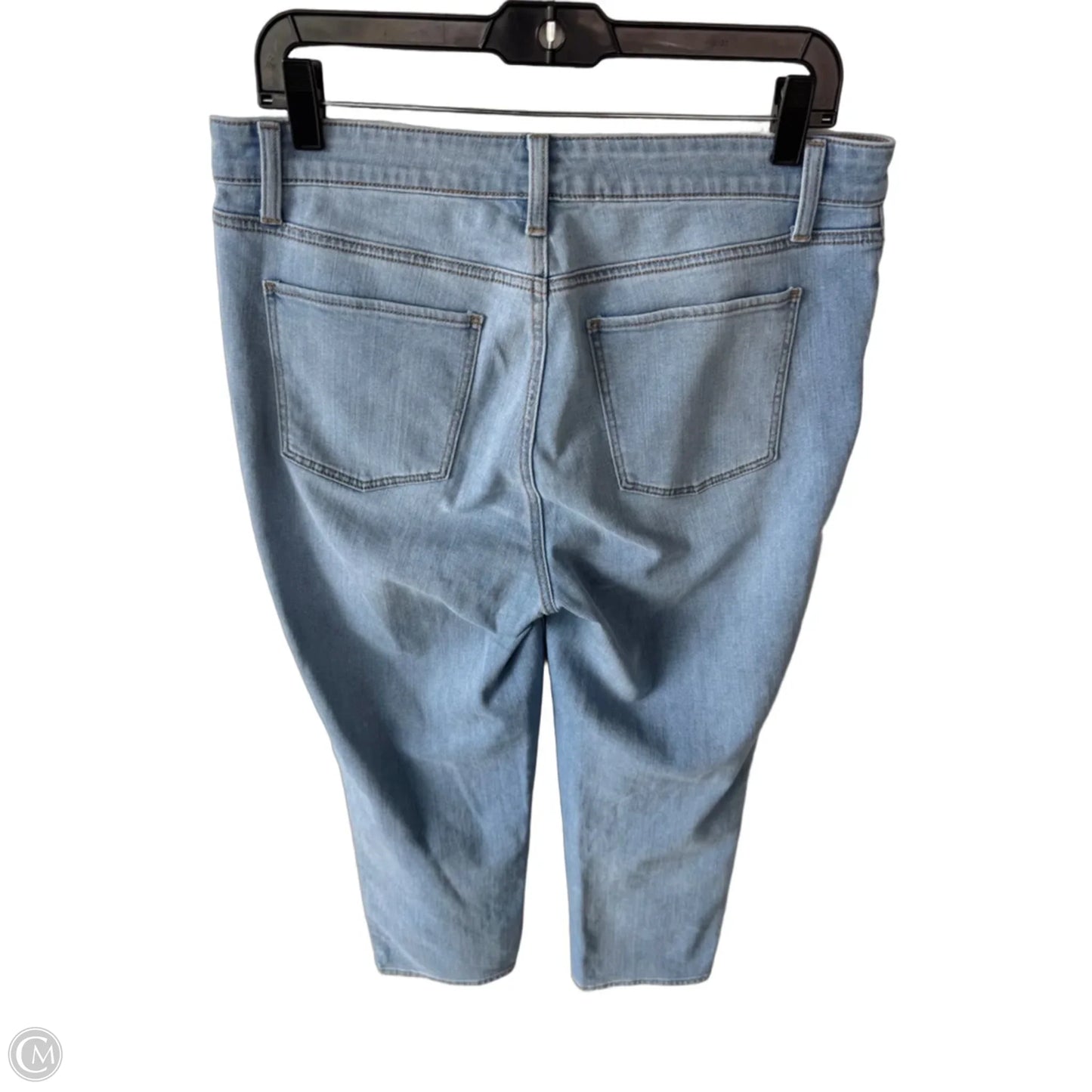 Jeans Cropped By Talbots In Blue Denim, Size: 10