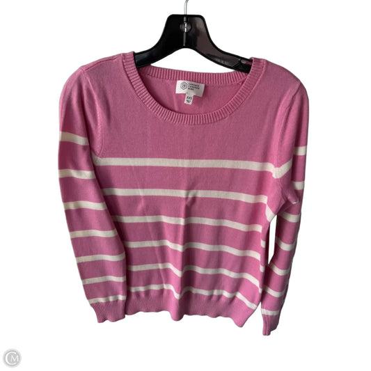 Sweater By Candace Cameron Bure In Pink & White, Size: Xxs