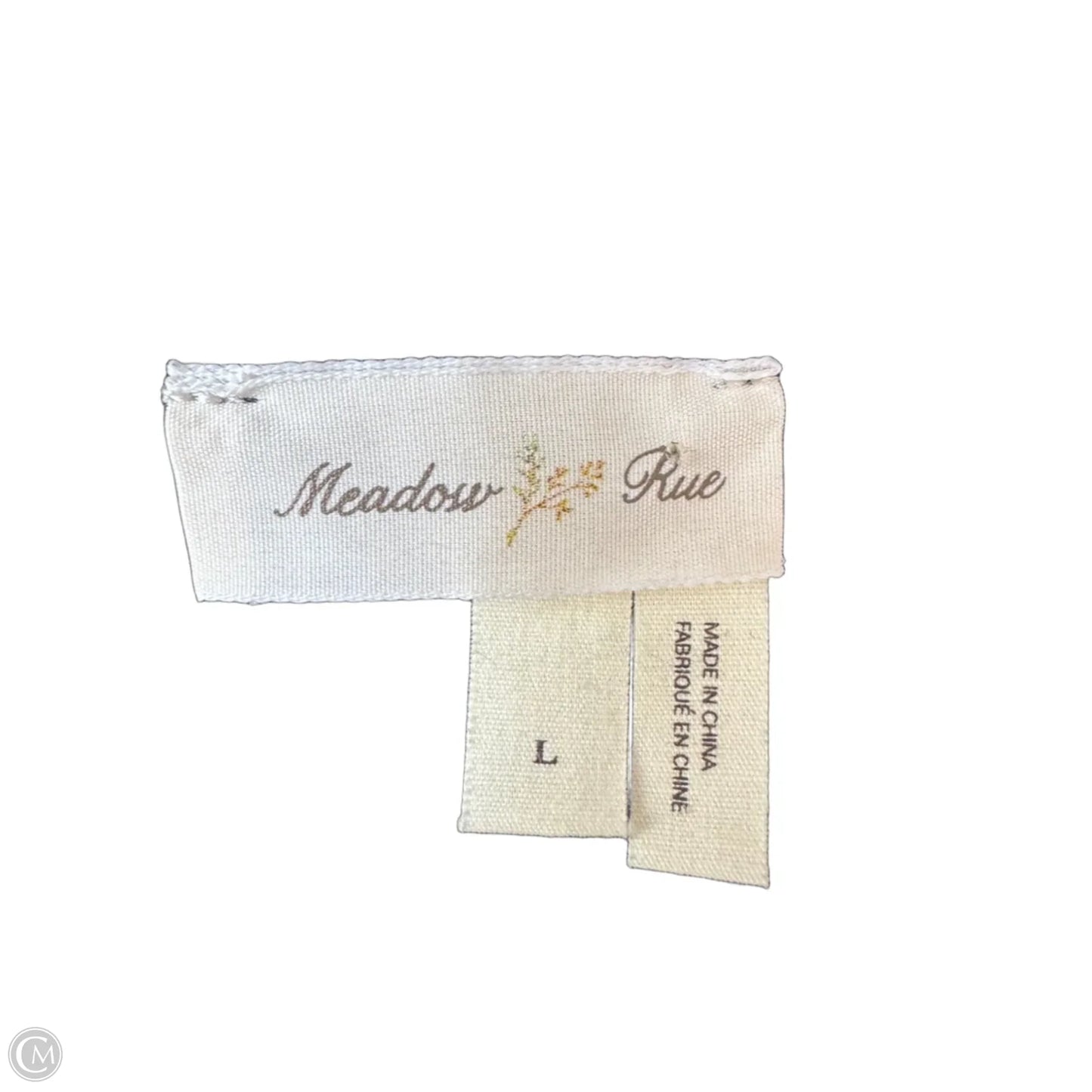 Top Short Sleeve By Meadow Rue In Blue, Size: L