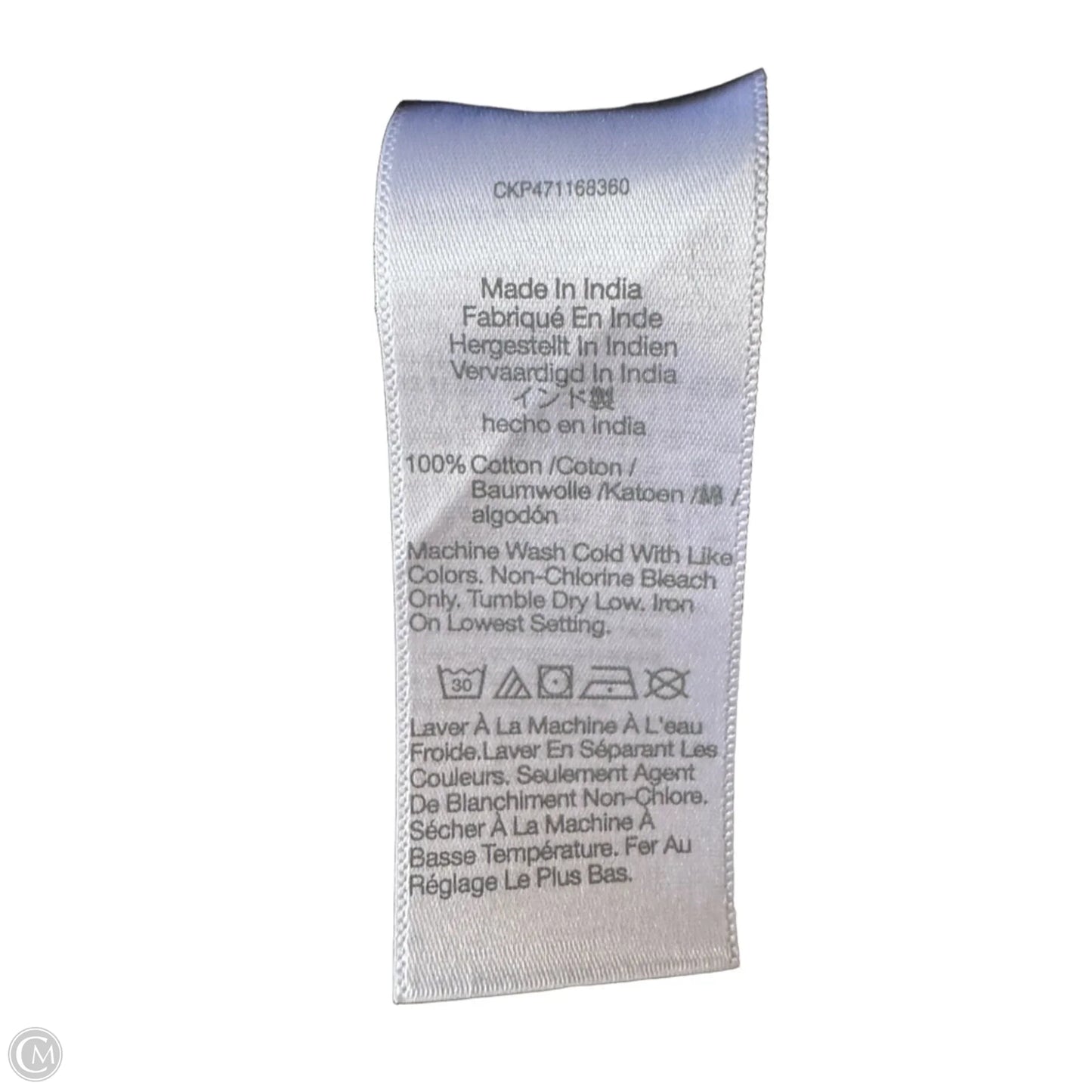 Top Short Sleeve By Madewell In Black & Tan, Size: M