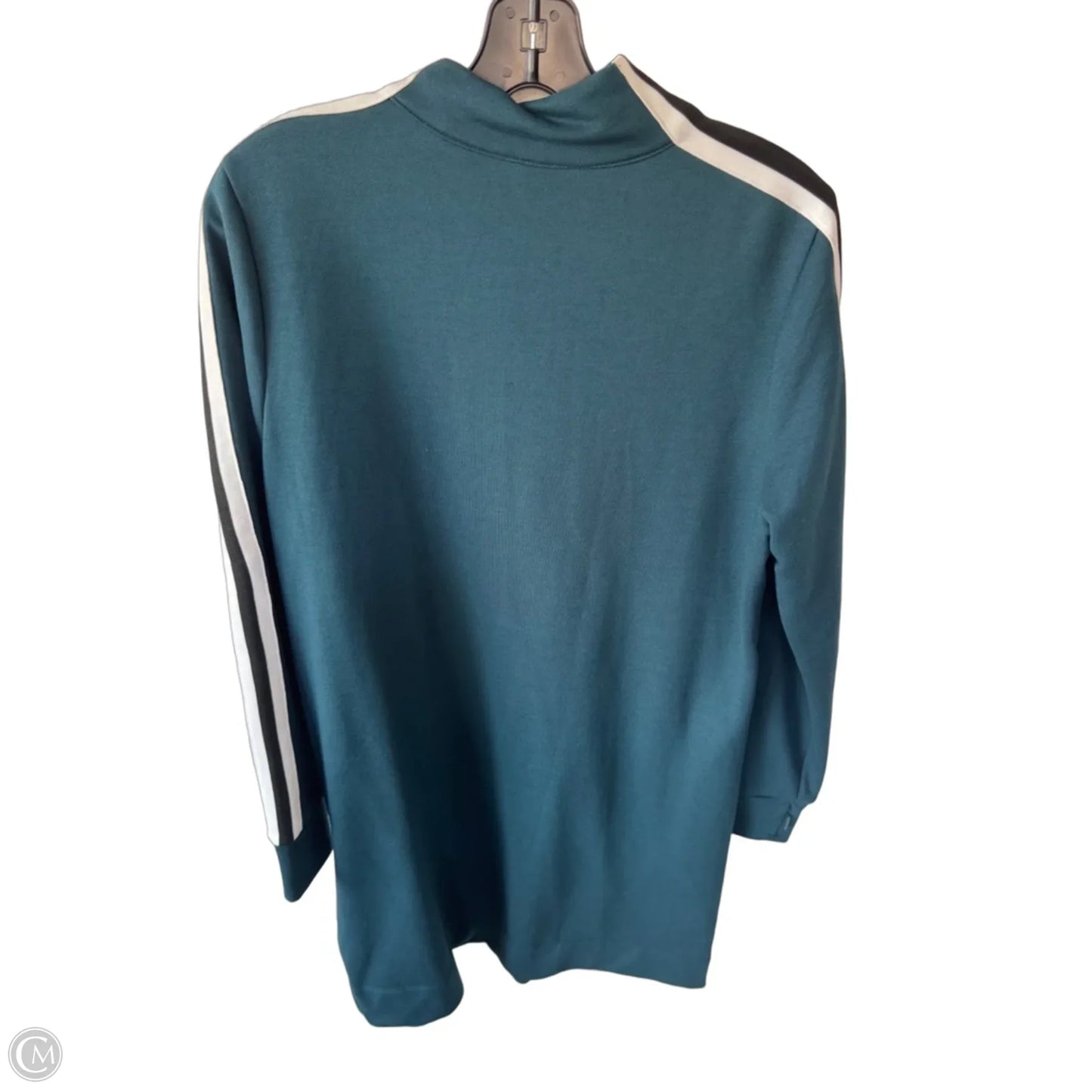 Athletic Dress By Athleta In Green & White, Size: L