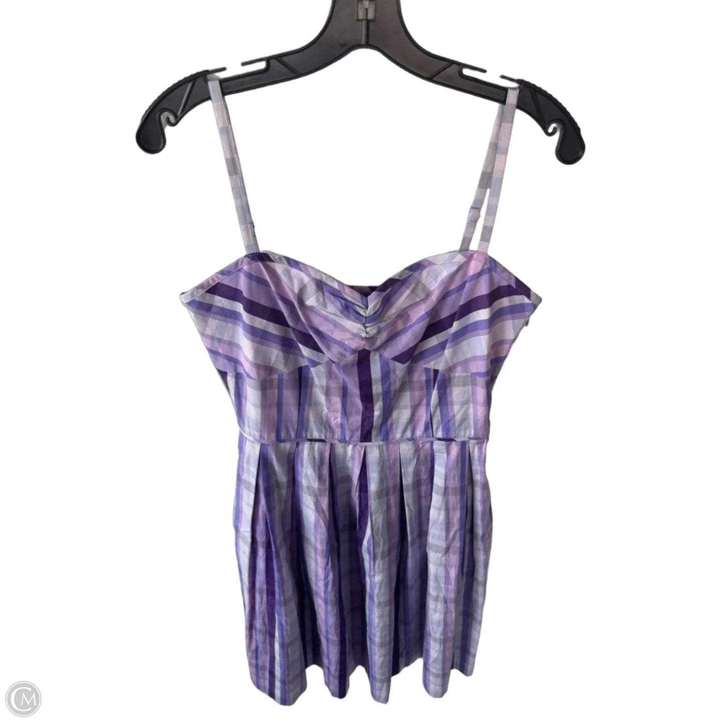 Dress Casual Midi By Loft In Purple, Size: S
