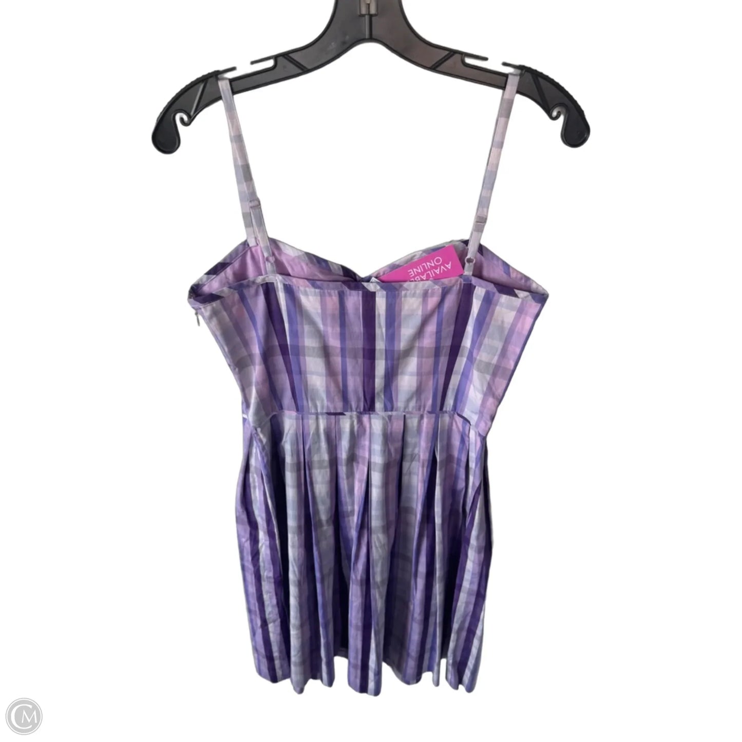Dress Casual Midi By Loft In Purple, Size: S