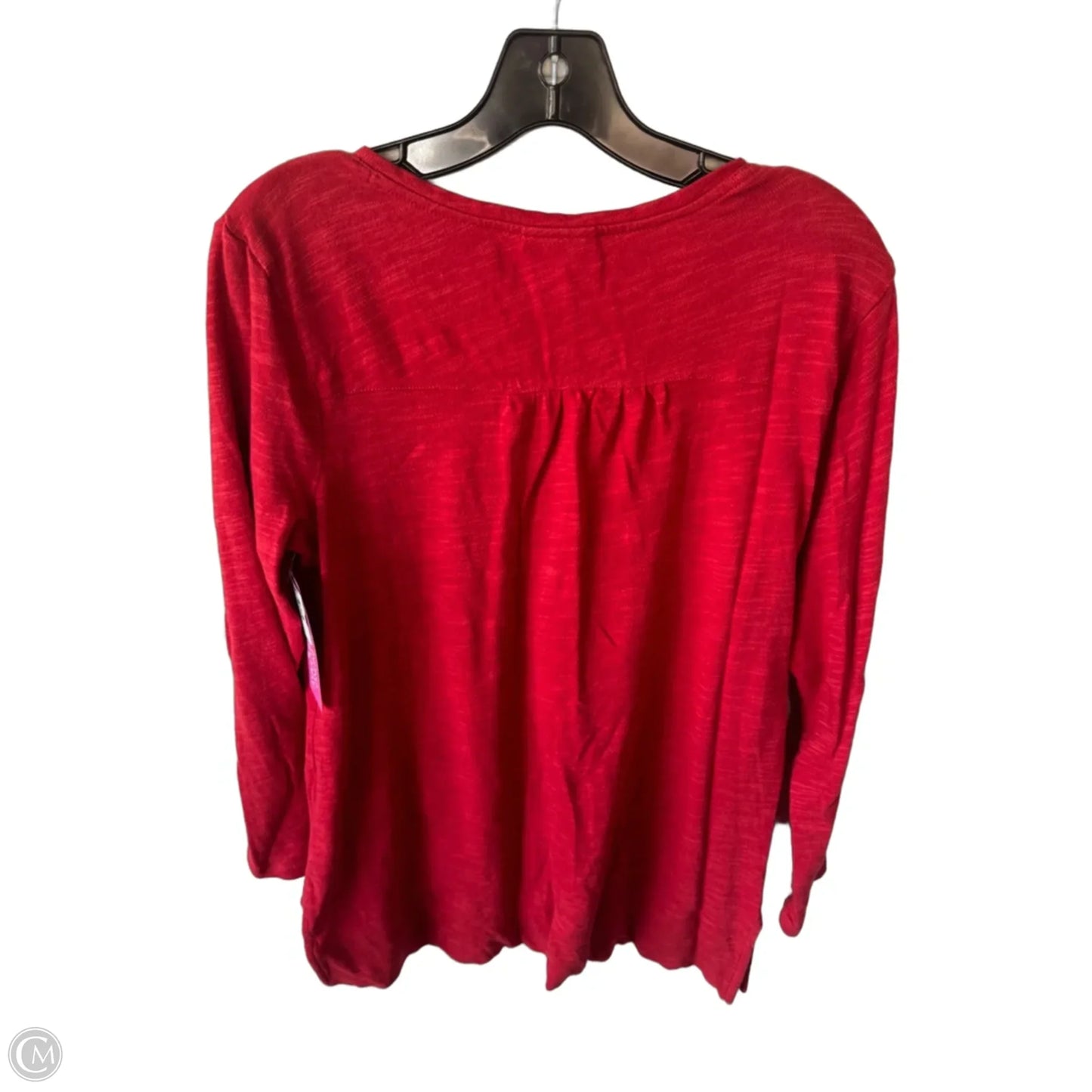 Top Long Sleeve By J. Jill In Red, Size: M