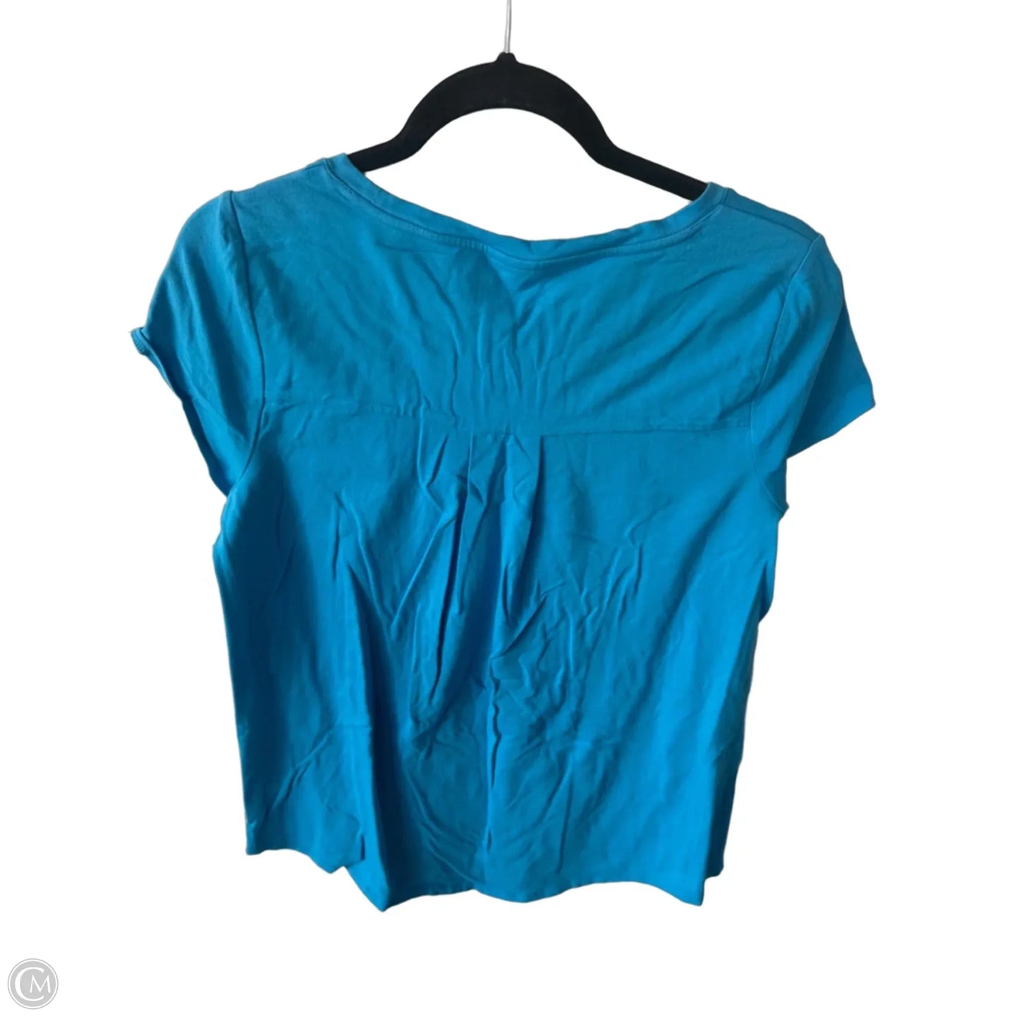 Top Short Sleeve Basic By Chicos In Blue, Size: M