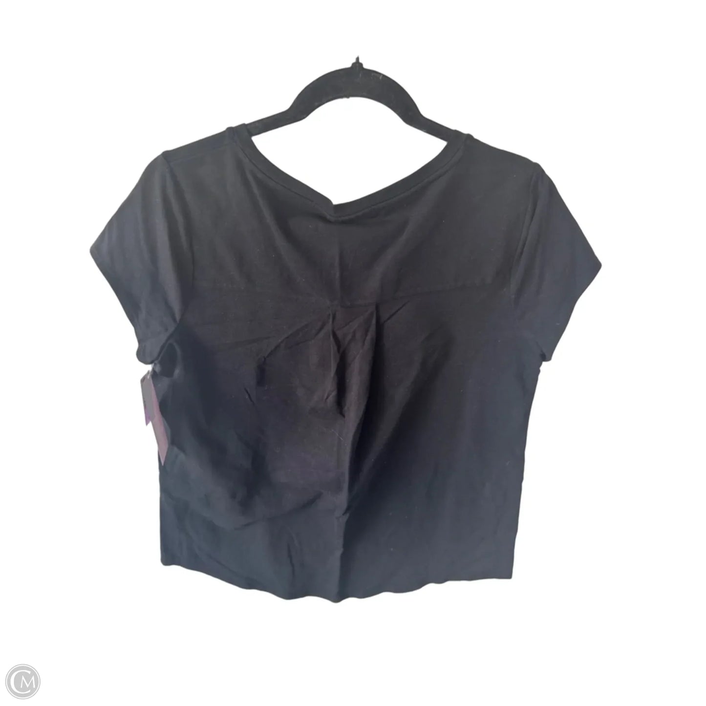 Top Short Sleeve Basic By Chicos In Black, Size: M