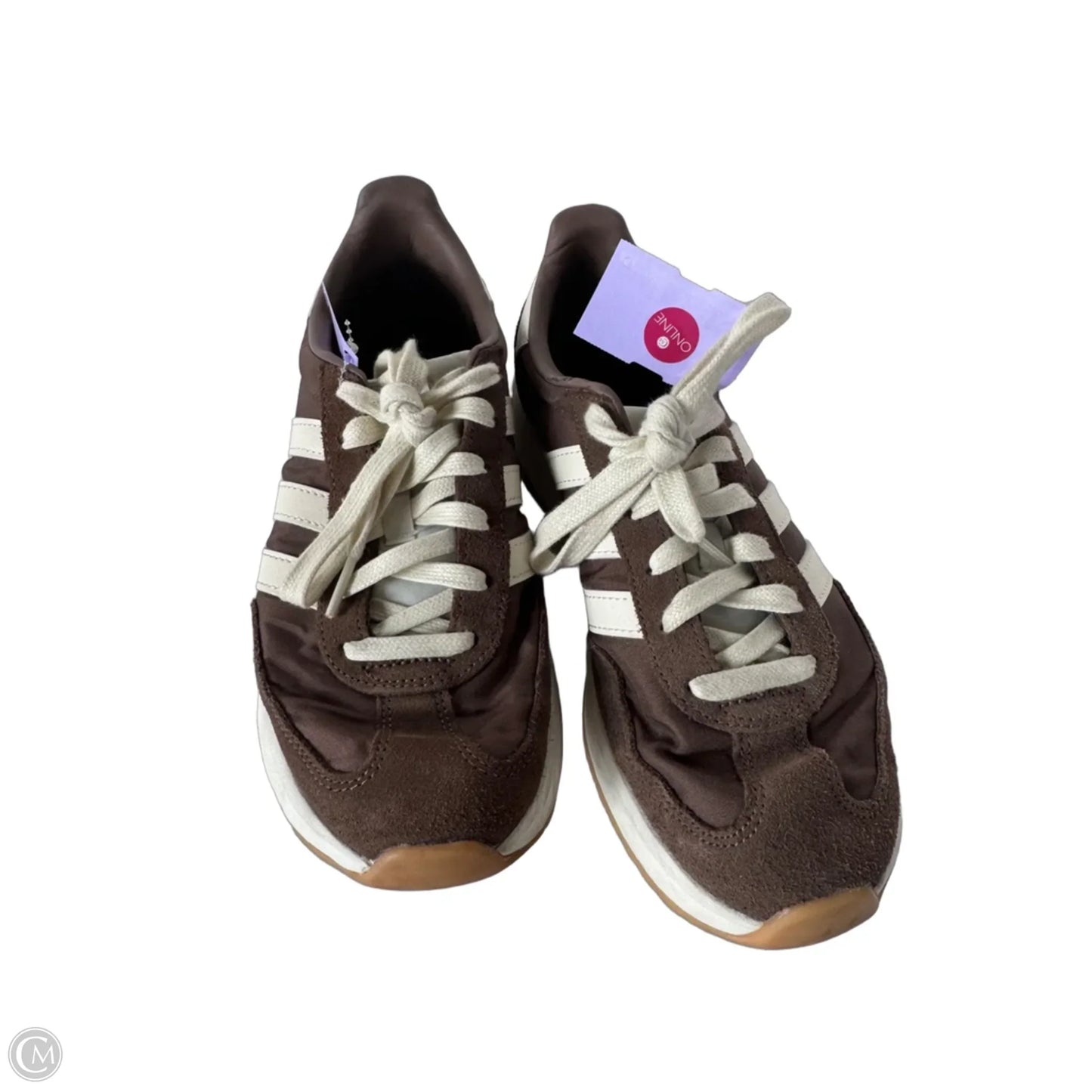 Shoes Sneakers By Adidas In Brown & Cream, Size: 7.5