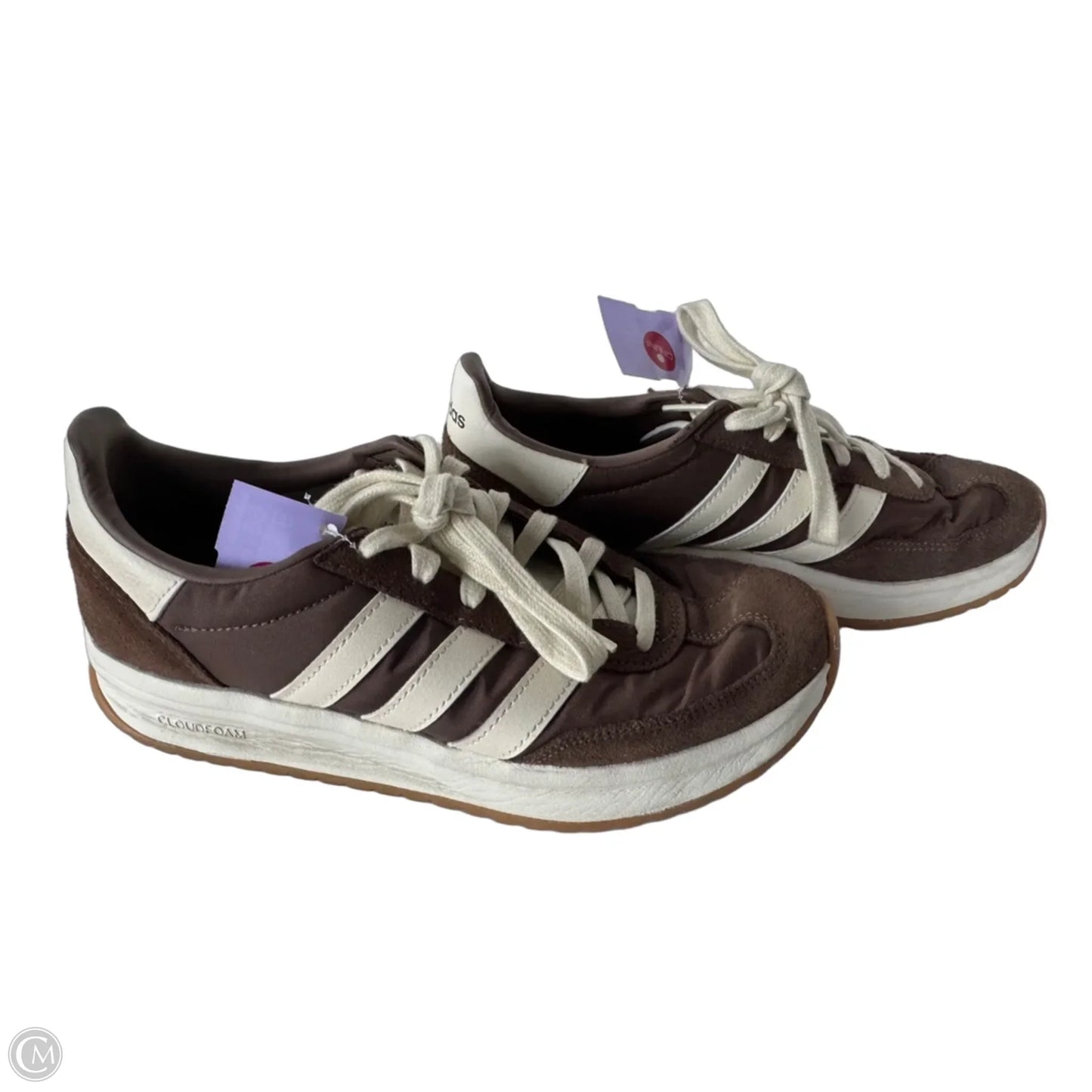 Shoes Sneakers By Adidas In Brown & Cream, Size: 7.5