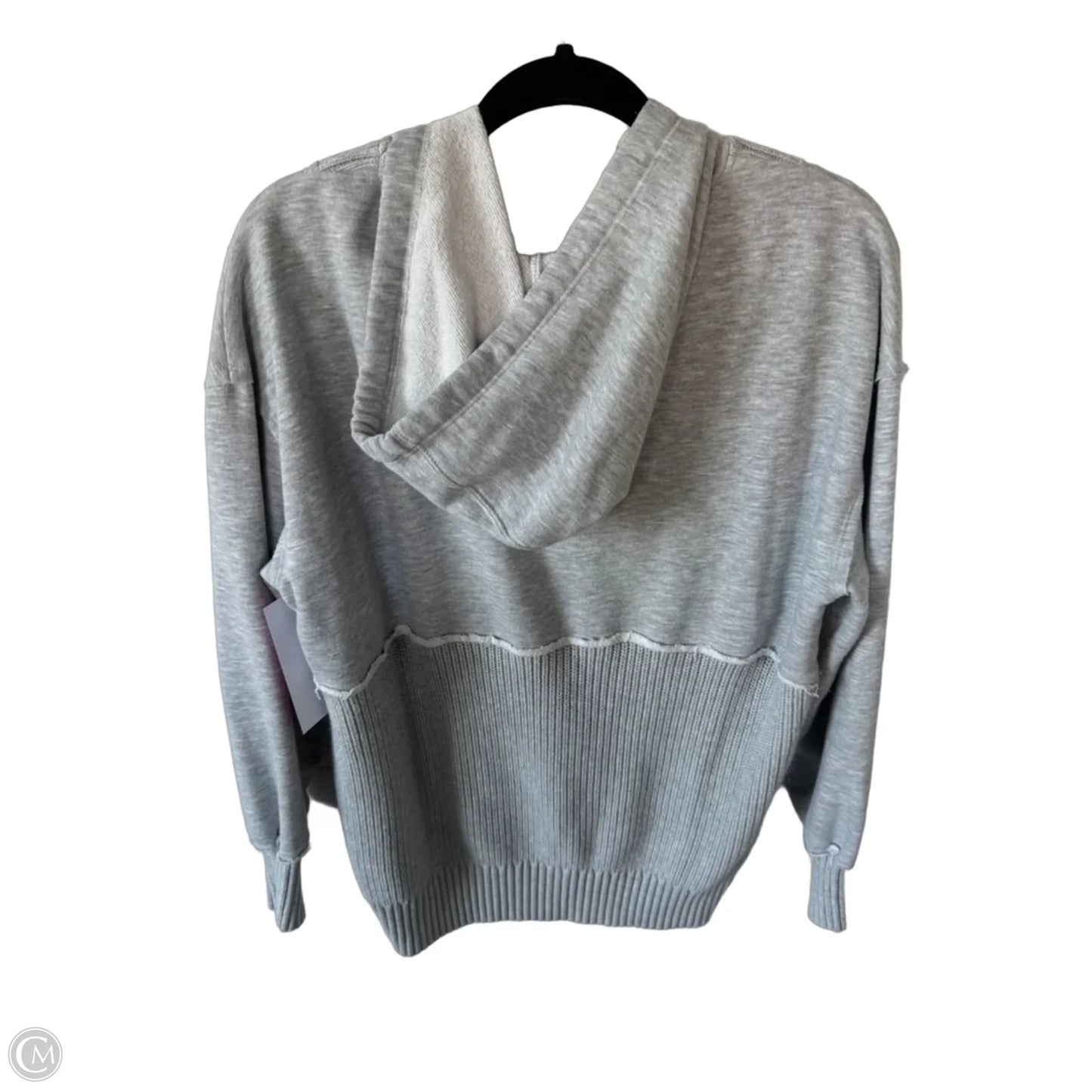 Sweatshirt Hoodie By Time And Tru In Grey, Size: M