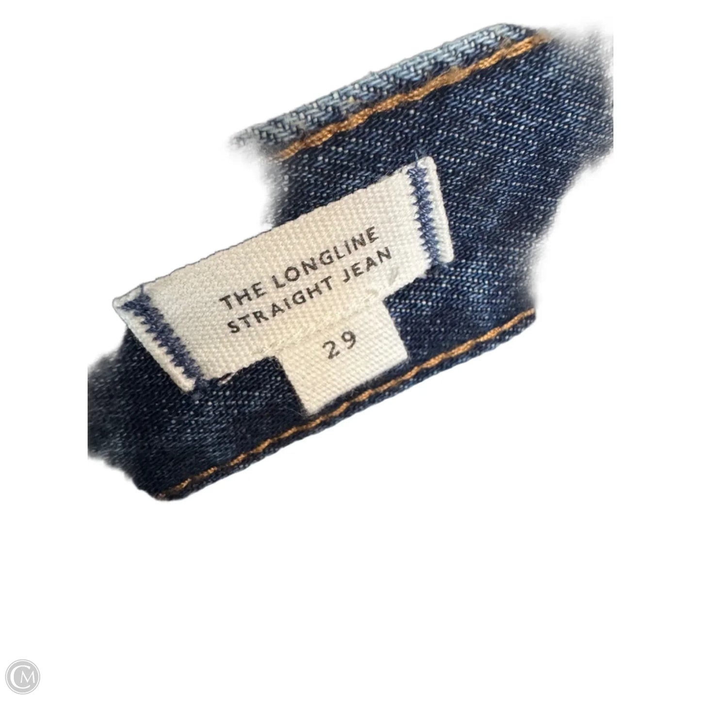 Jeans Straight By Madewell In Blue Denim, Size: 8