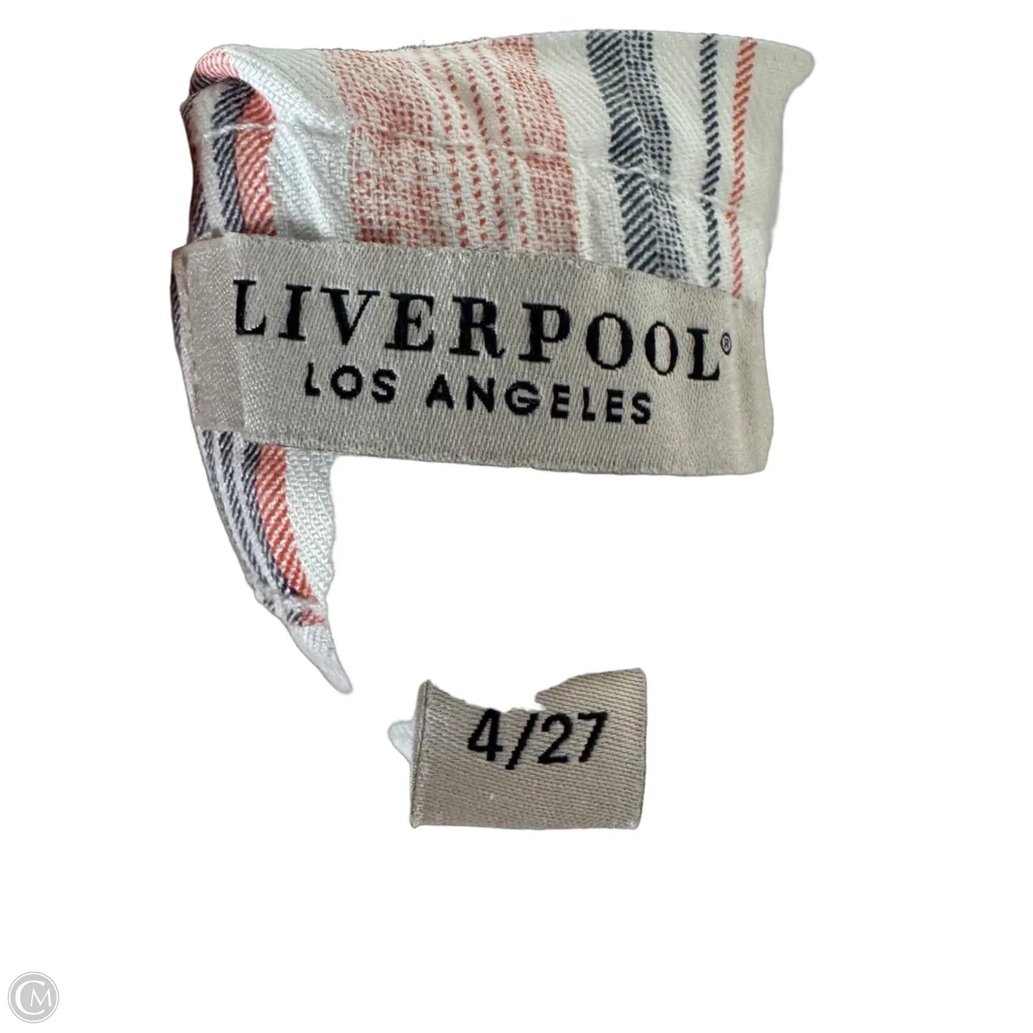Shorts By Liverpool In Grey & Orange, Size: 4