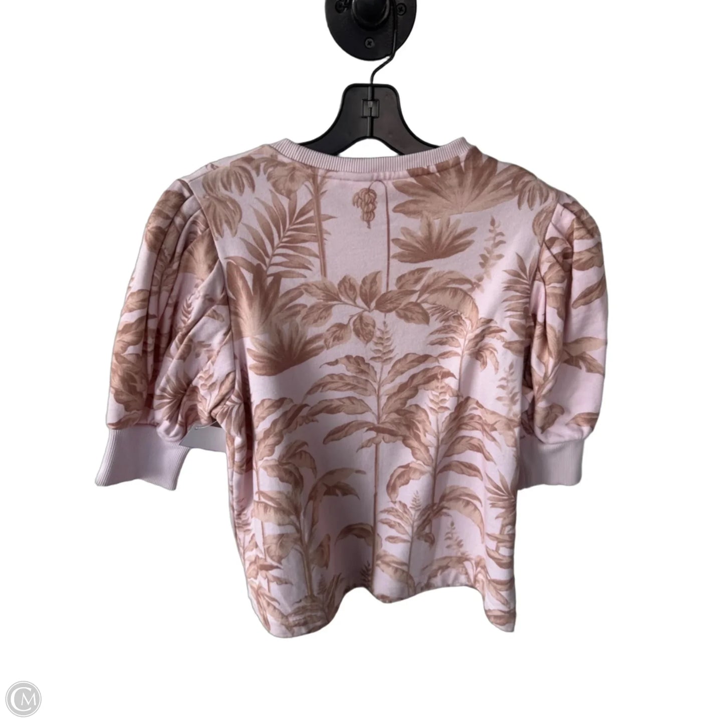 Top Short Sleeve By Ted Baker In Pink & Tan, Size: 8