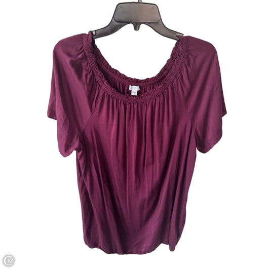 Dress Casual Short By J. Jill In Purple, Size: L