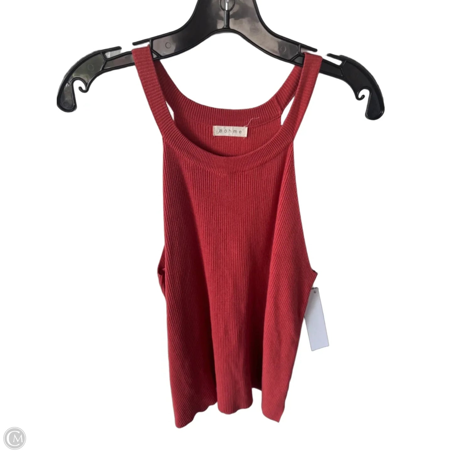 Vest Sweater By Bohme In Orange, Size: Xl