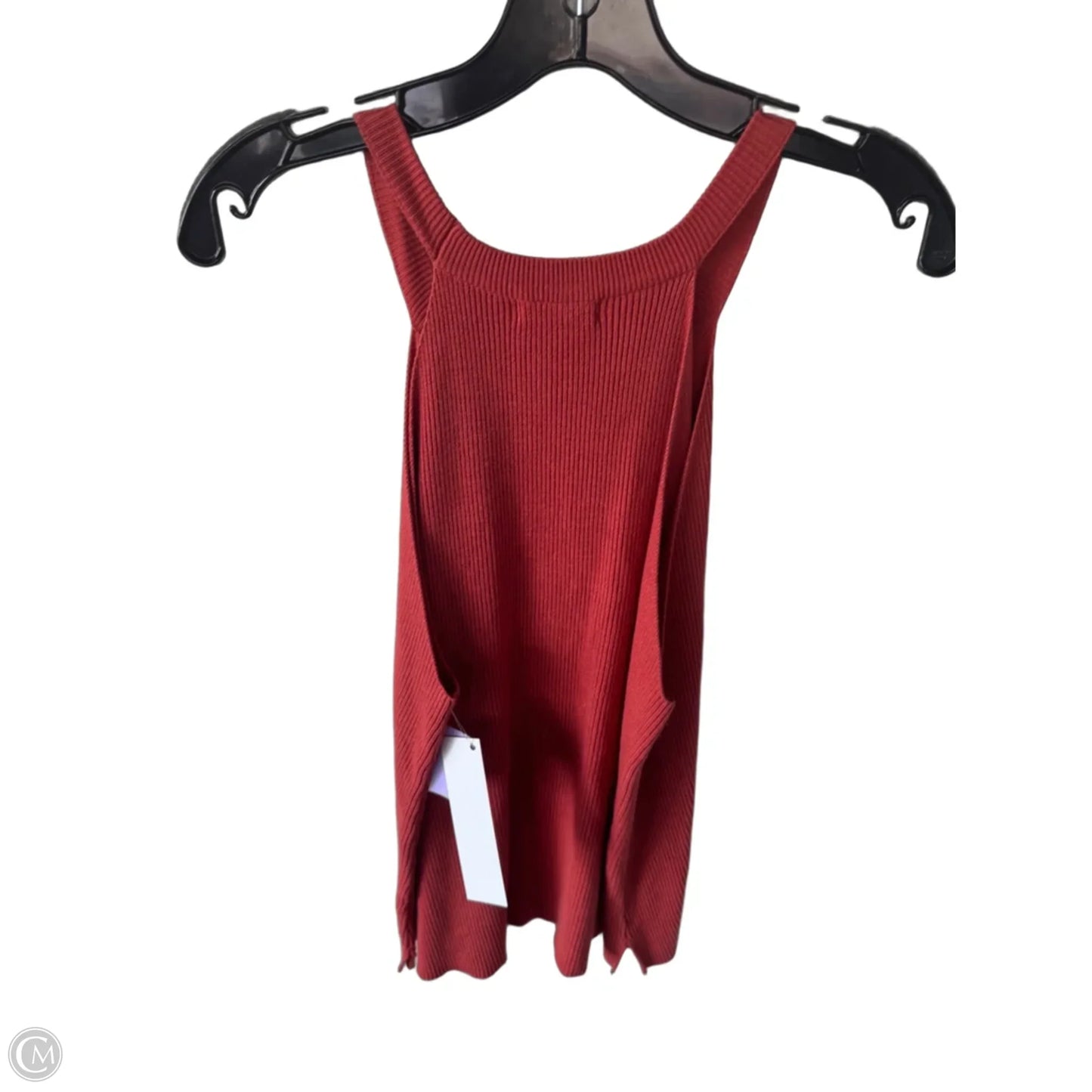 Vest Sweater By Bohme In Orange, Size: Xl