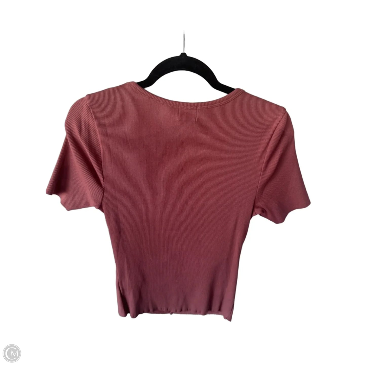 Top Short Sleeve By Nation Ltd In Pink, Size: M