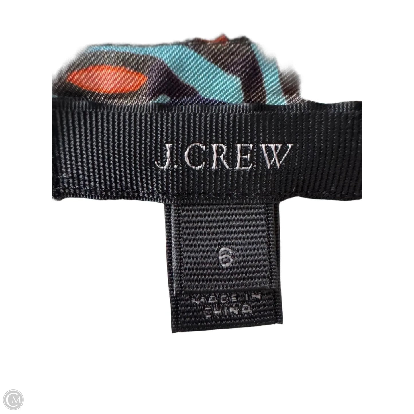 Top Short Sleeve By J. Crew In Blue & Orange, Size: S