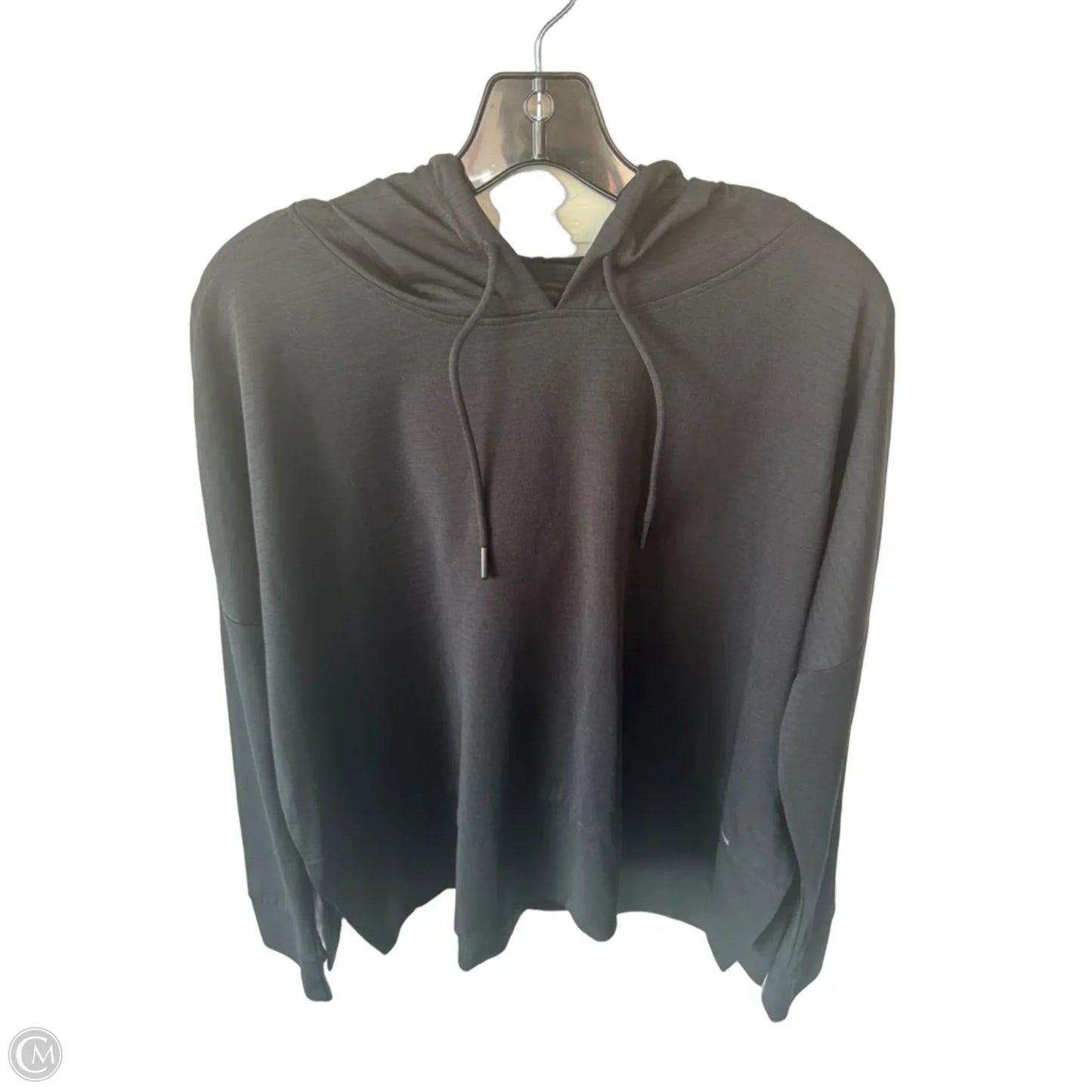 Athletic Top Long Sleeve Hoodie By Mondetta In Black, Size: M