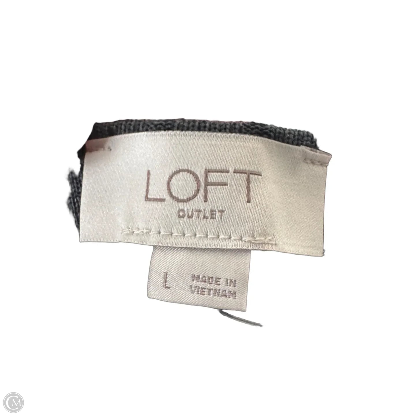 Top Sleeveless Basic By Loft In Grey, Size: L