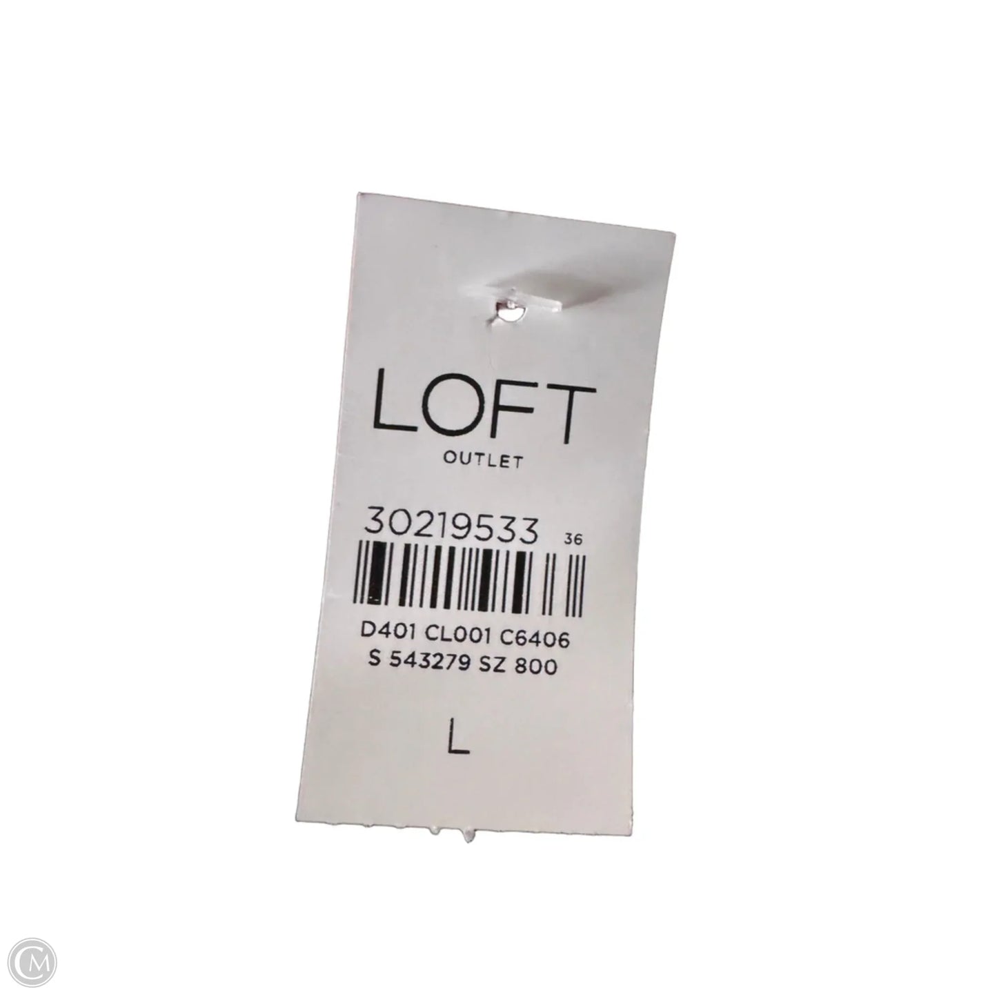 Top Sleeveless Basic By Loft In Grey, Size: L