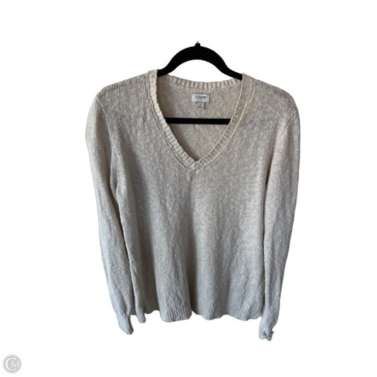 Sweater By J. Crew In Cream, Size: L
